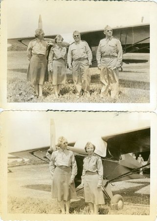 Marie Lepore With Ethel Haywood, Major Shennett and Ralph Morgeon